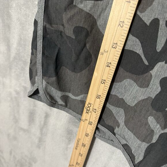 Vuori Banks Shorts Men S Small Gray Camo Camouflage Unlined V330 Gym Drawstring - Picture 9 of 13